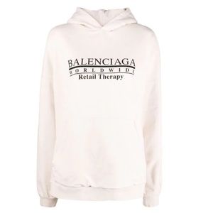 ❌SOLD ❌NWT Balenciaga Oversized 
Retail Therapy logo hoodie Size M